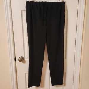 Full length casual black pants